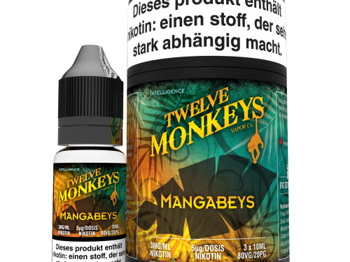 TWELVE MONKEYS - Mangabeyes Premium LIQUID 3X 10ML-0
