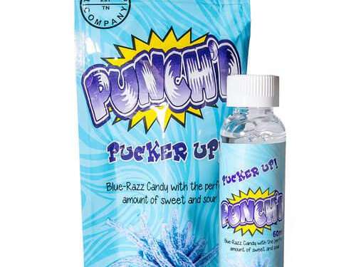 Punch'd Pucker UP Blue-Razz Candy (50ml) Plus E-Liquid von The Drip Co-0